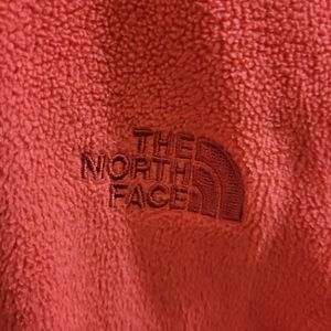 Red North Face Fleece Half Zip